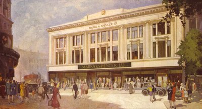 Une élévation typique en pierre au début des années 1930 - English School